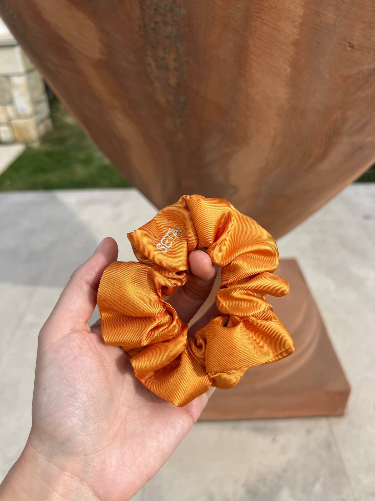 Tramonto Silk Scrunchie