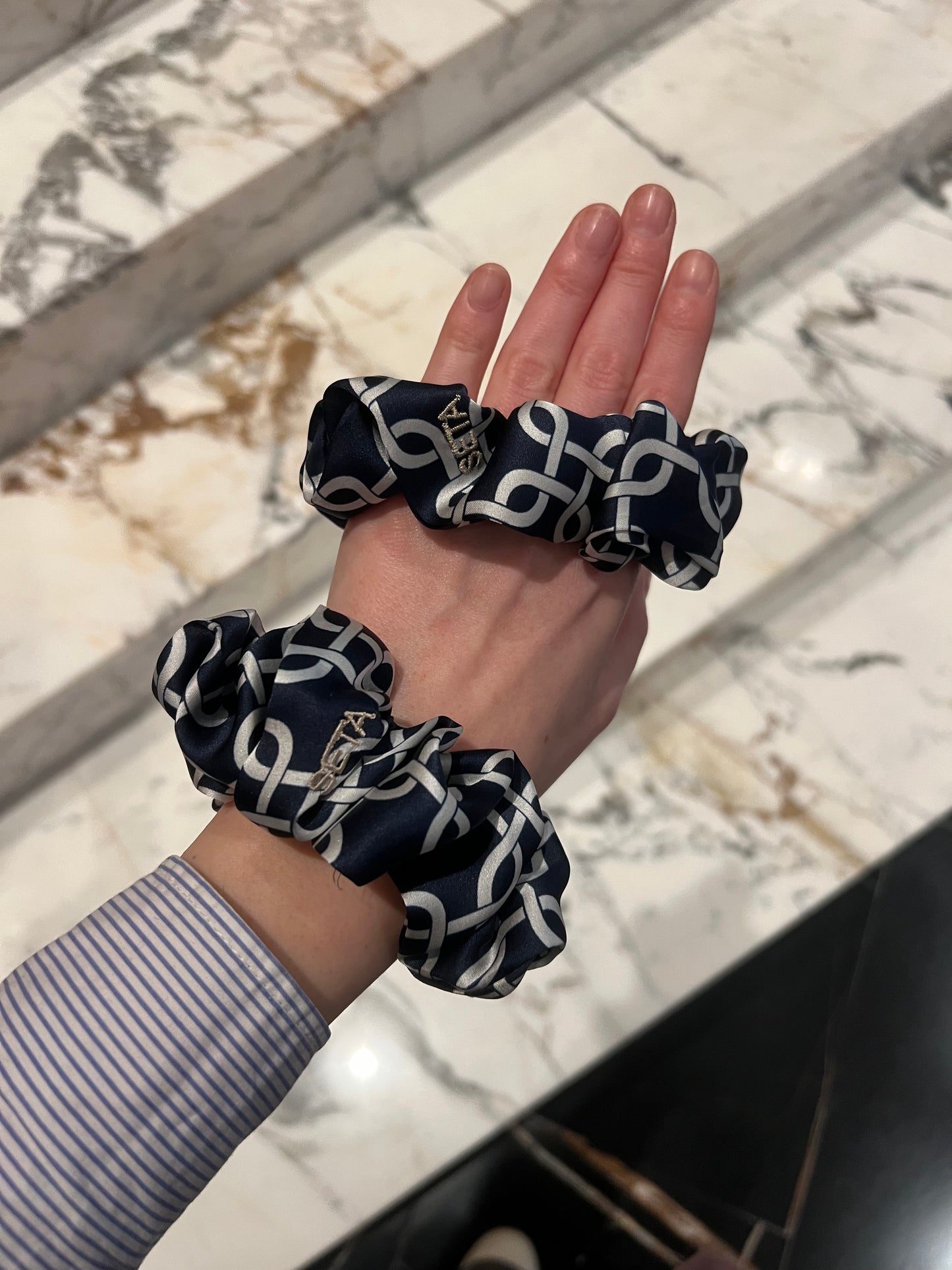 Nuit Silk Scrunchie