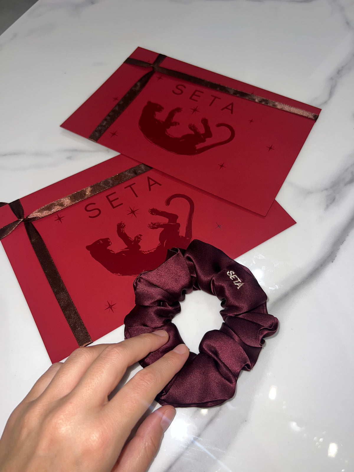 Vinaccia Silk Scrunchie