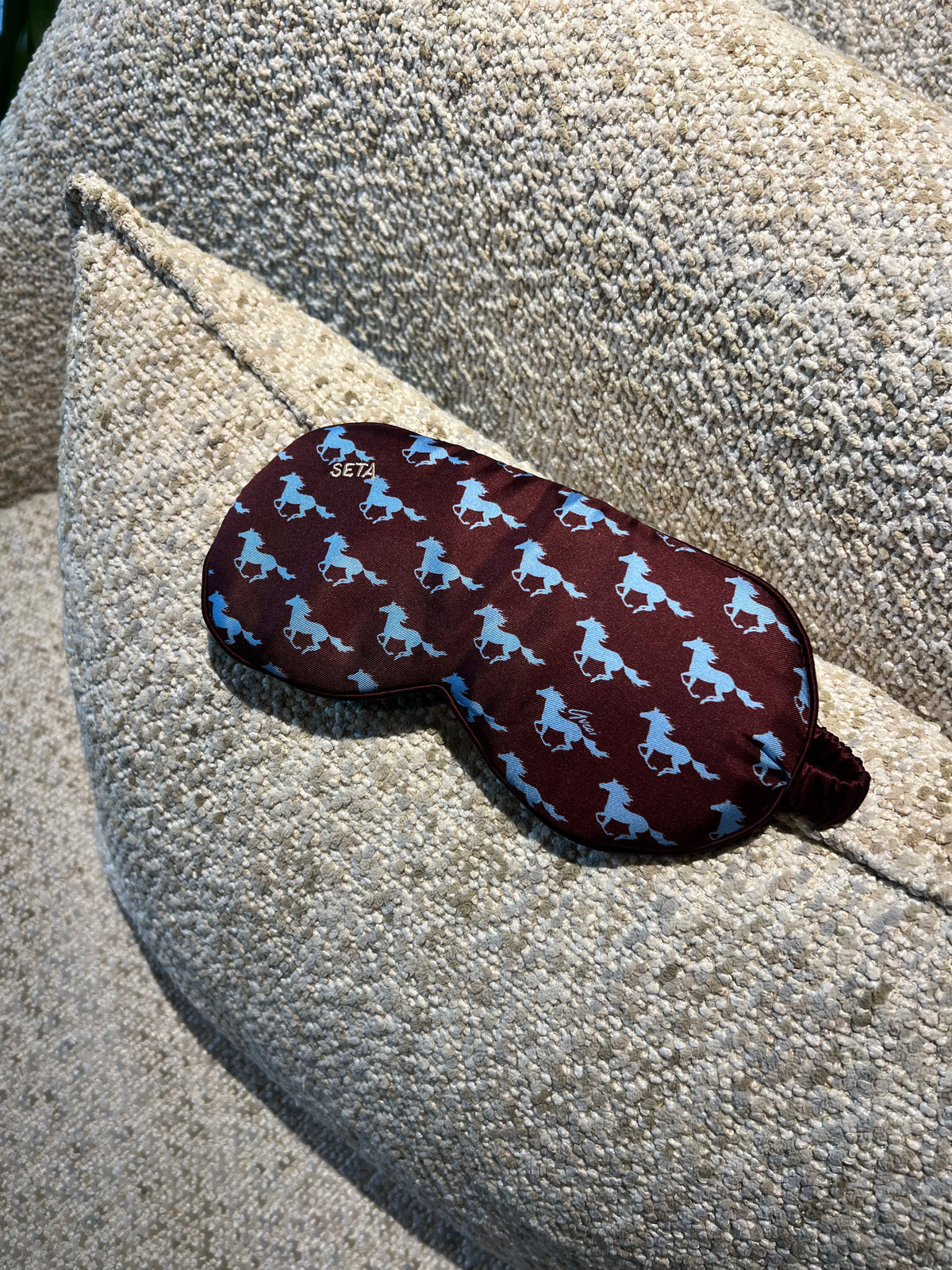 Cavallo Blu Silk Sleeping Mask
