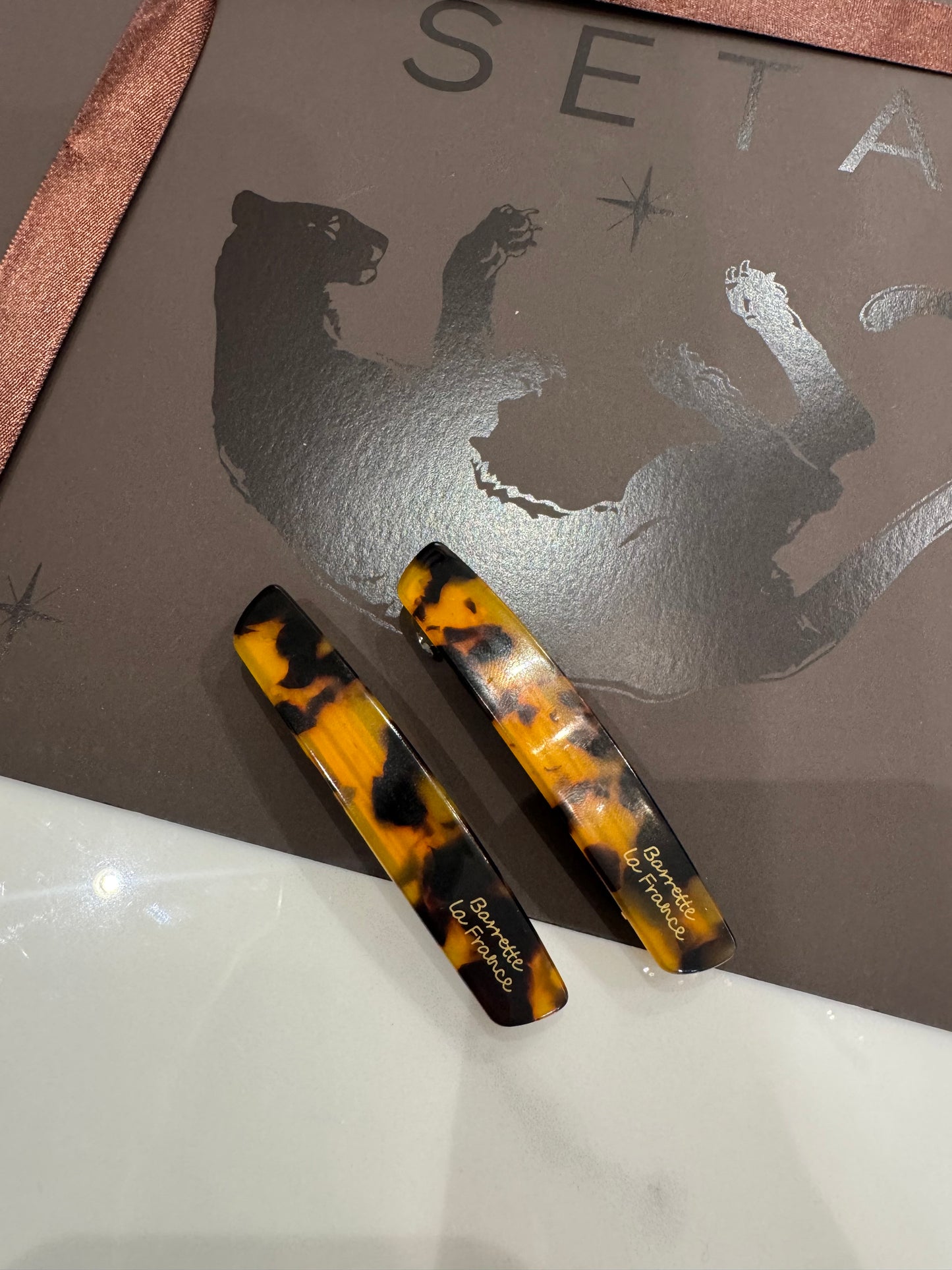 Animal Print Duo Hairclips