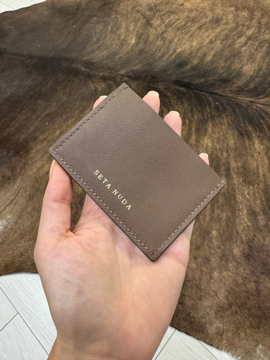 Choco Brown Leather Card holder