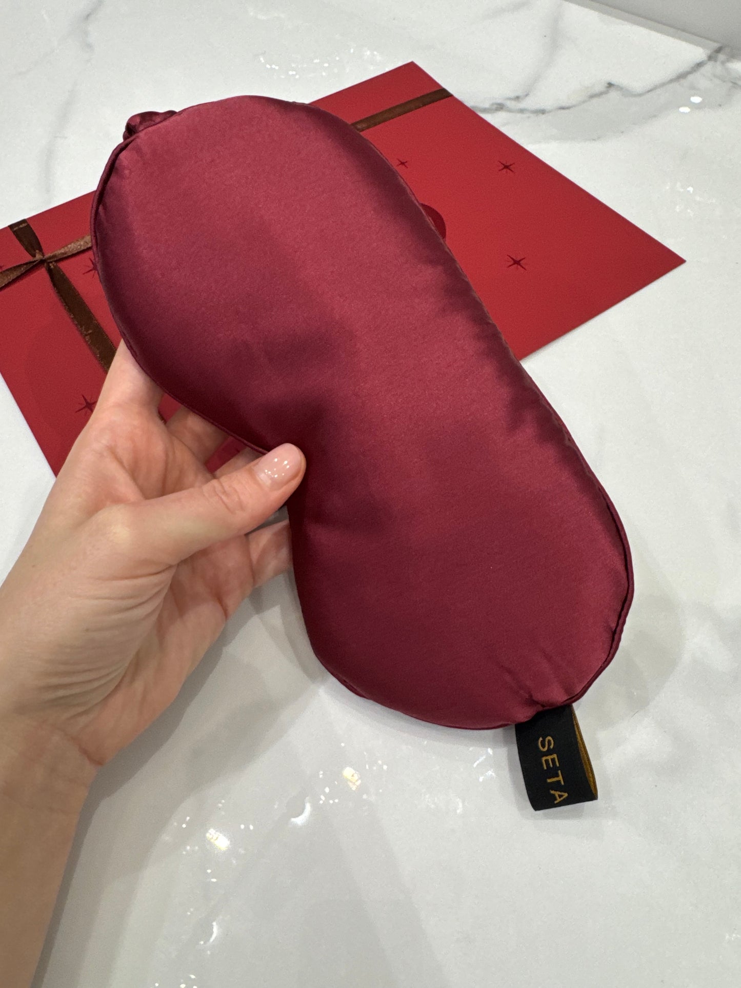 Bordeaux Silk Sleeping Mask