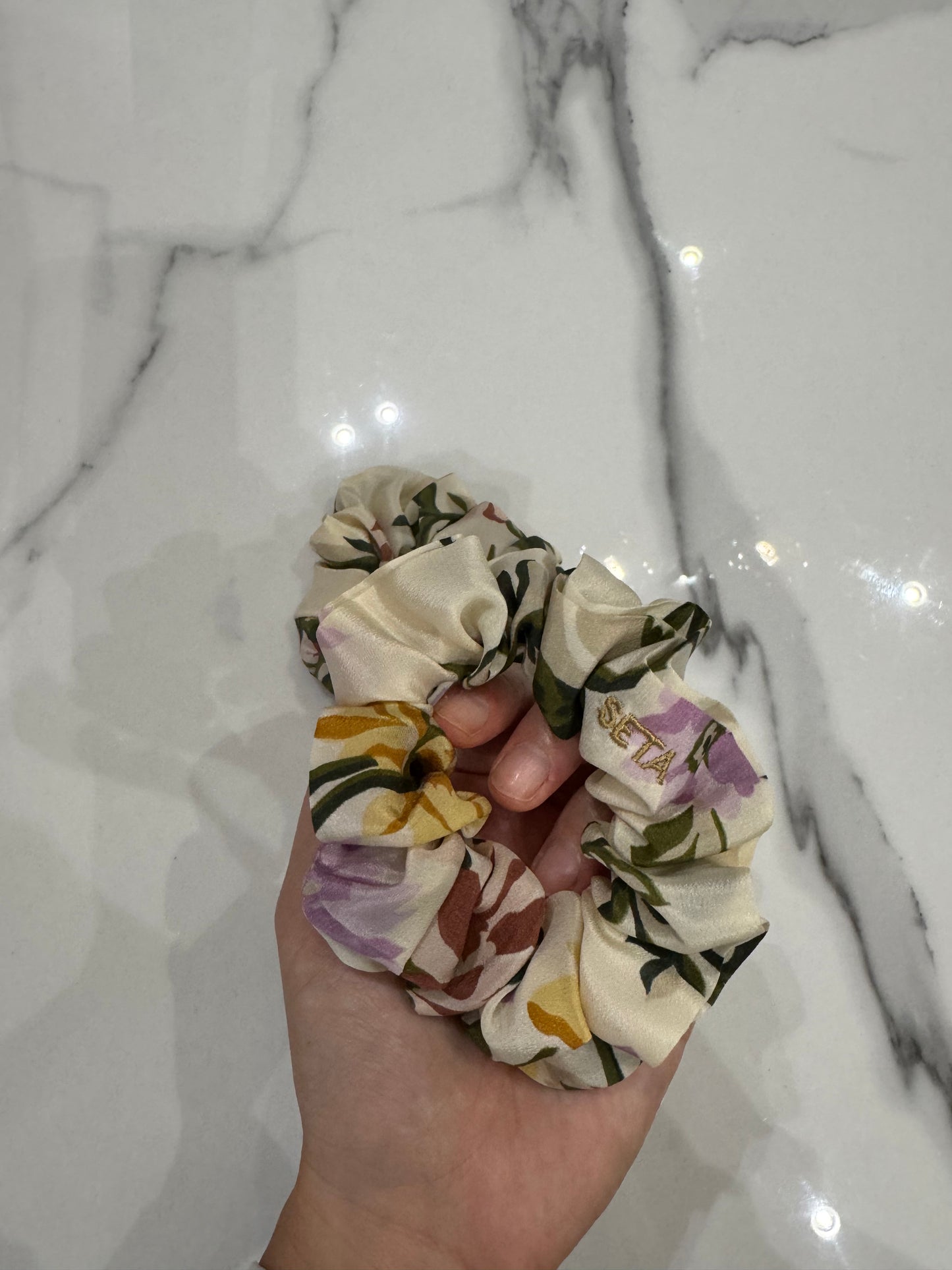 Summer Song Silk Scrunchie