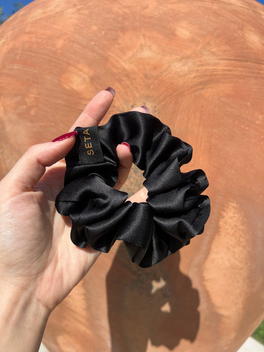 Classic Black Scrunchie