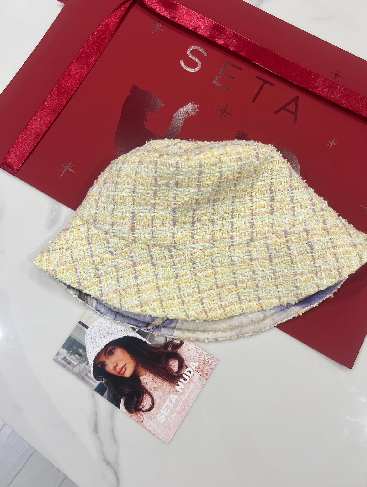 Summer Silk Bucket Hat