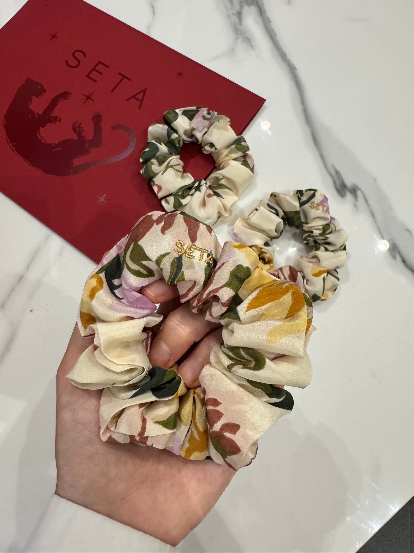Summer Song Silk Scrunchie