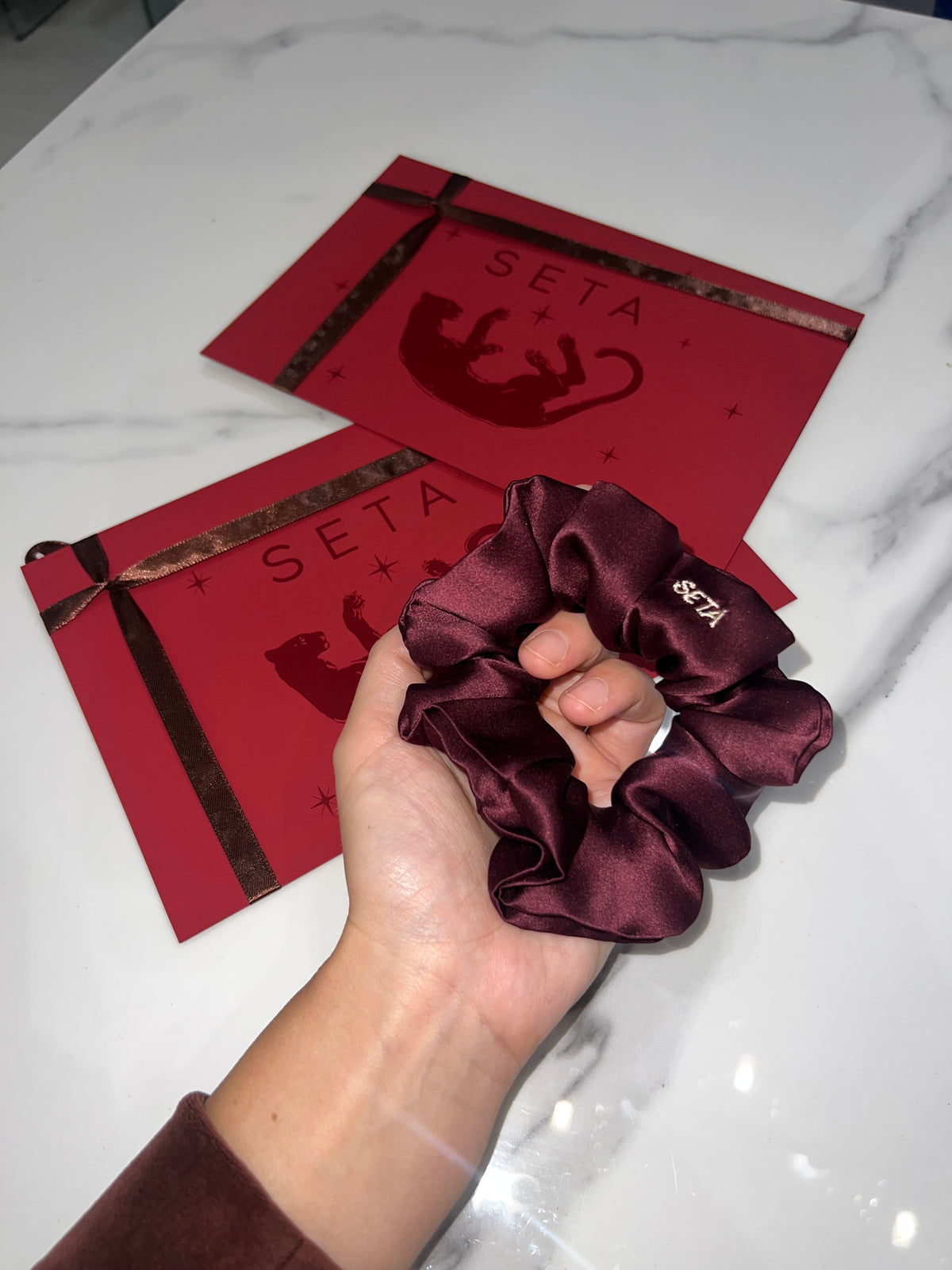 Vinaccia Silk Scrunchie