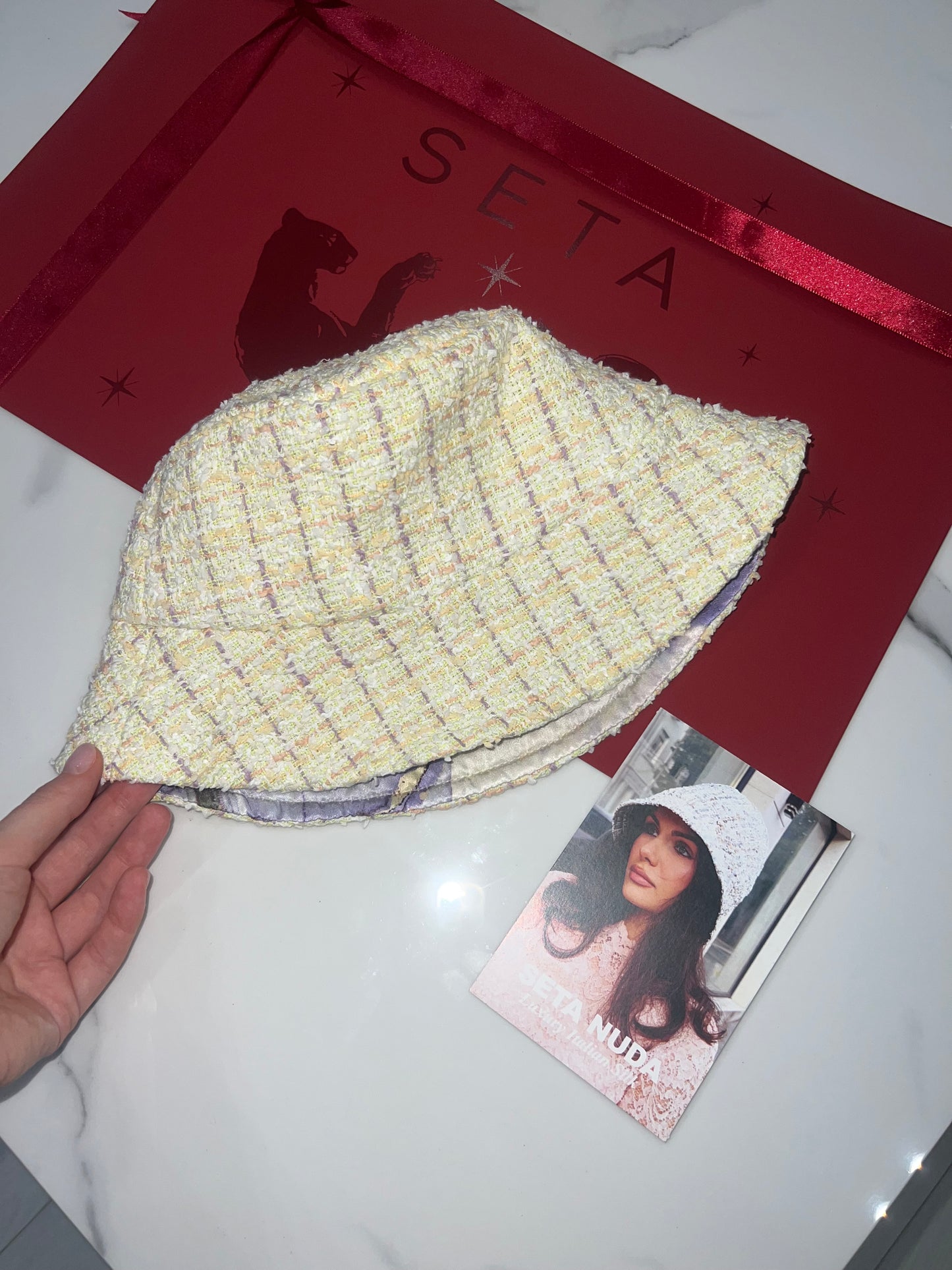 Cappello estivo in seta