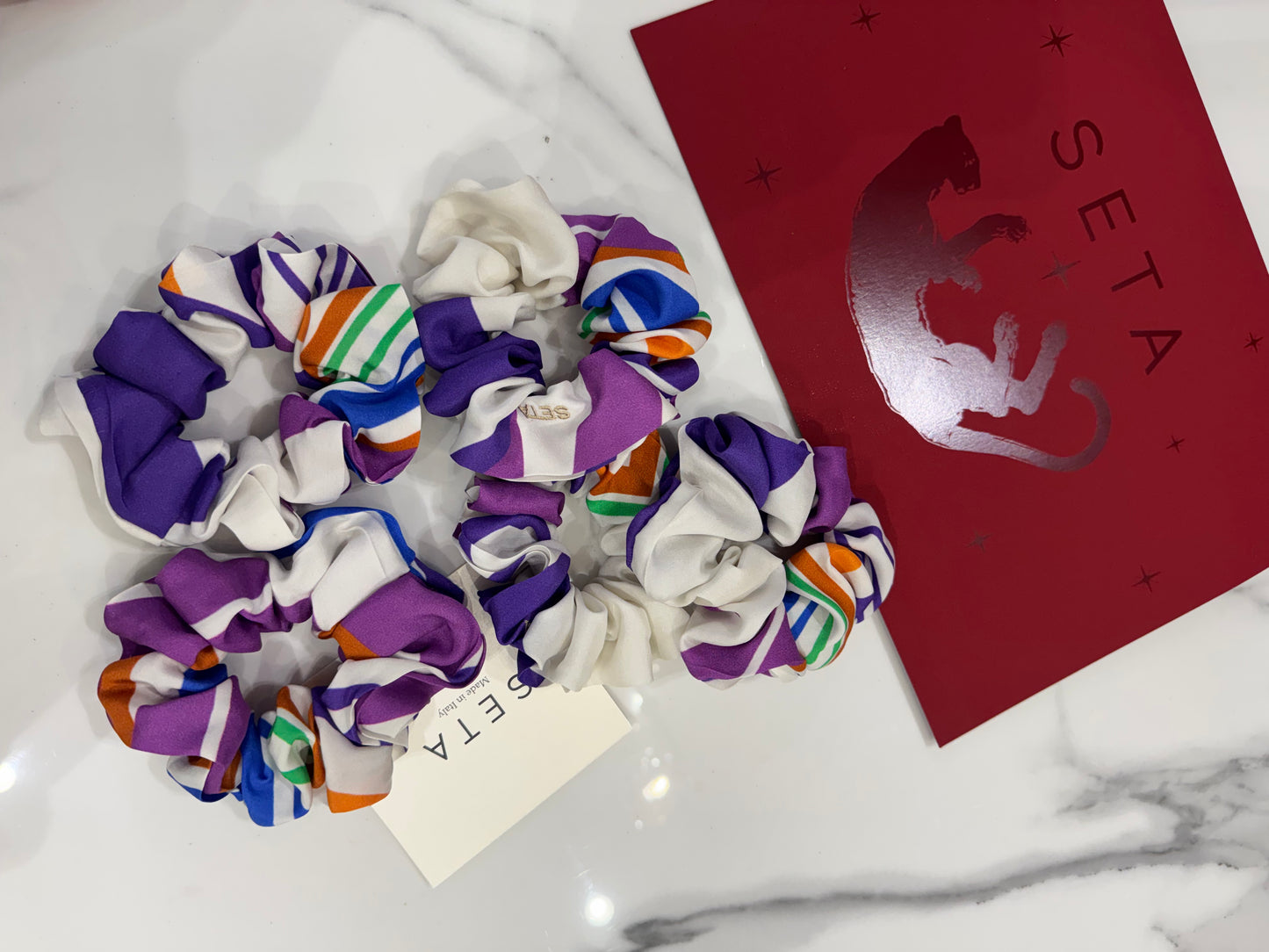 Riviera Silk Scrunchie