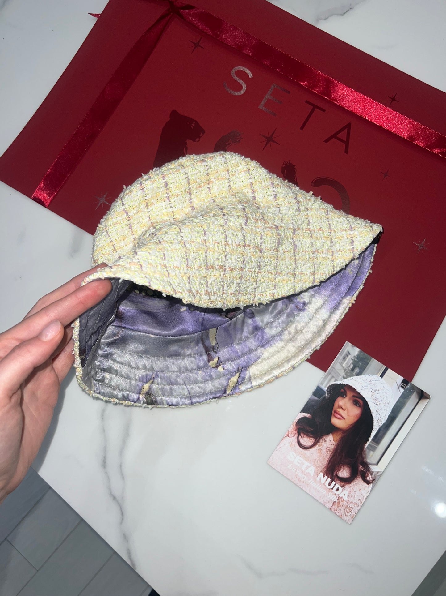 Cappello estivo in seta