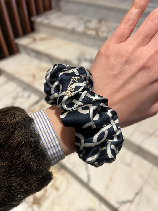 Nuit Silk Scrunchie
