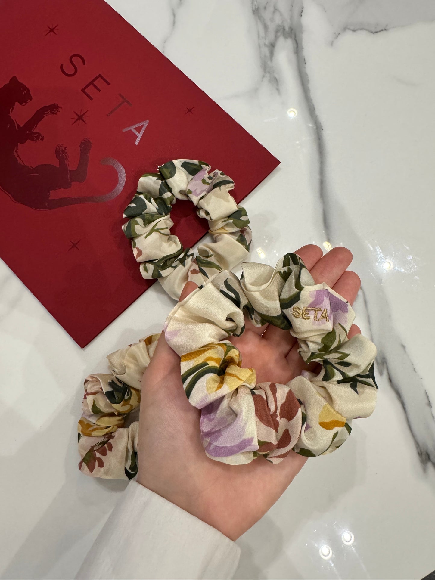 Summer Song Silk Scrunchie
