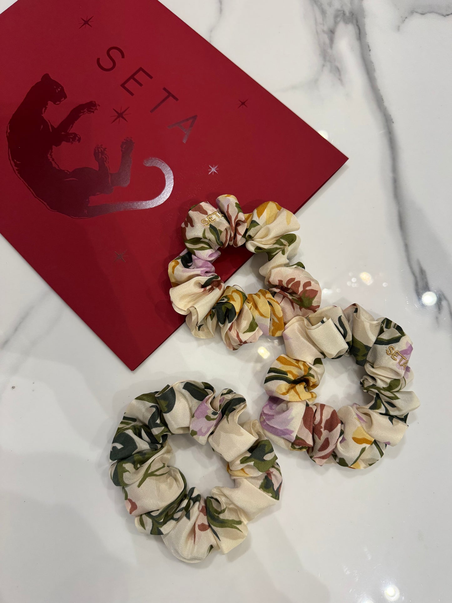 Summer Song Silk Scrunchie