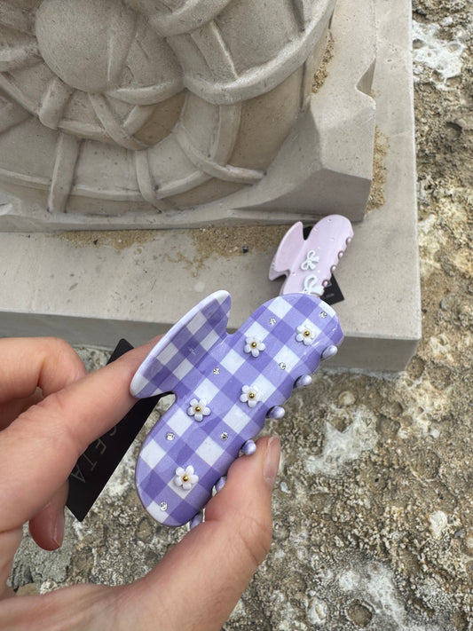 Purple Summer Hairclip