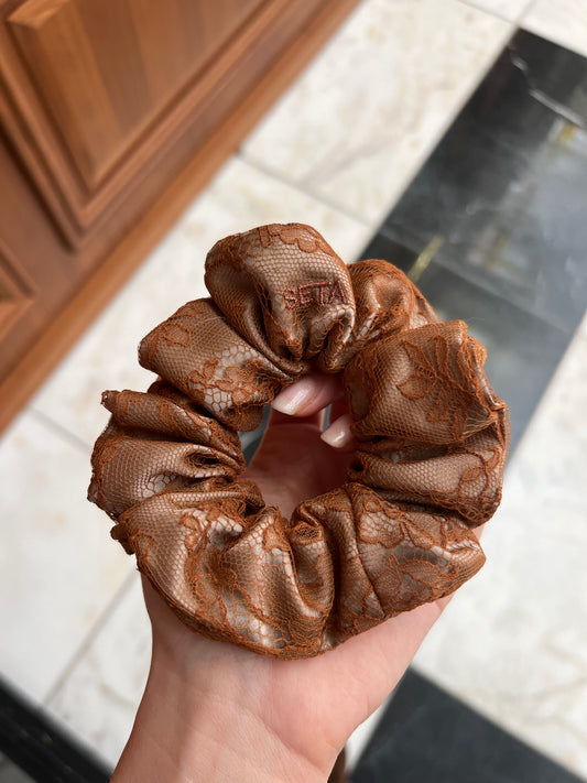 Lace & Silk Scrunchie