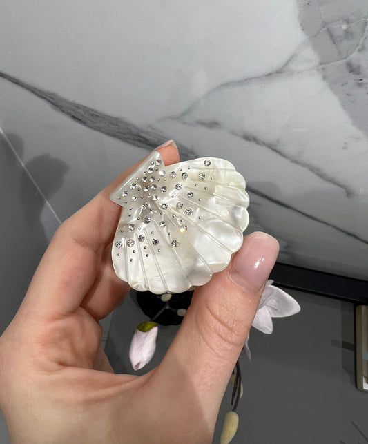 Diamond Shell Mini Hairclip