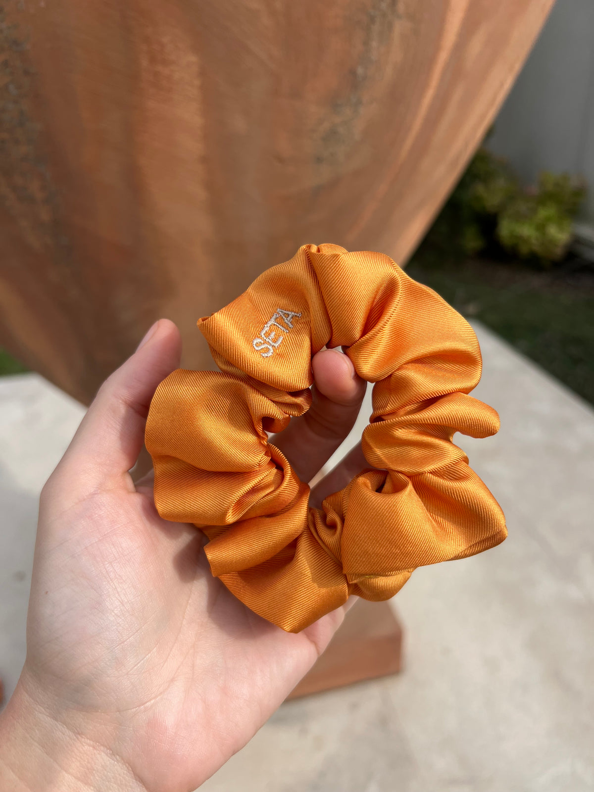 Tramonto Silk Scrunchie