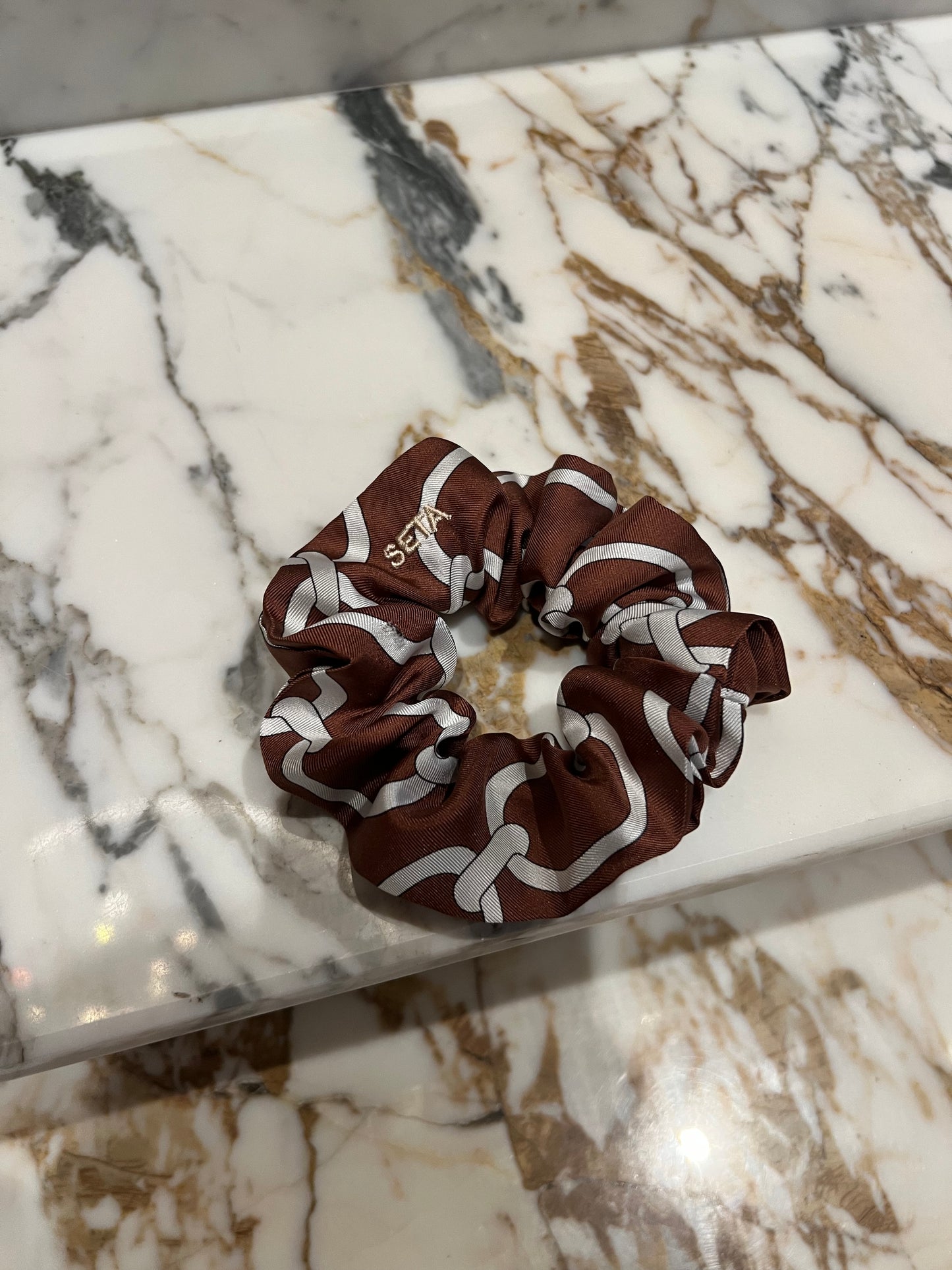 Macadamia Silk Scrunchie