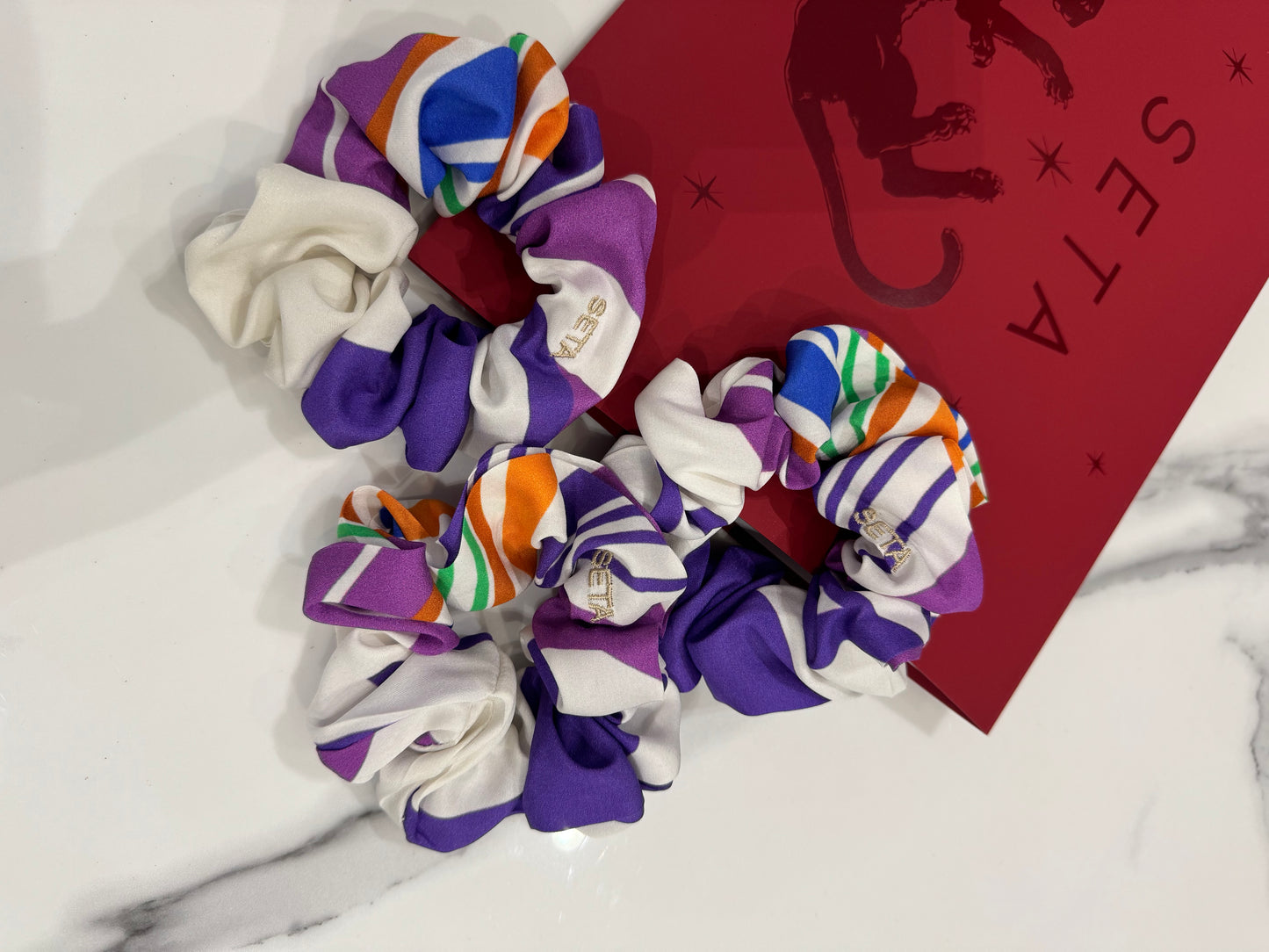 Riviera Silk Scrunchie