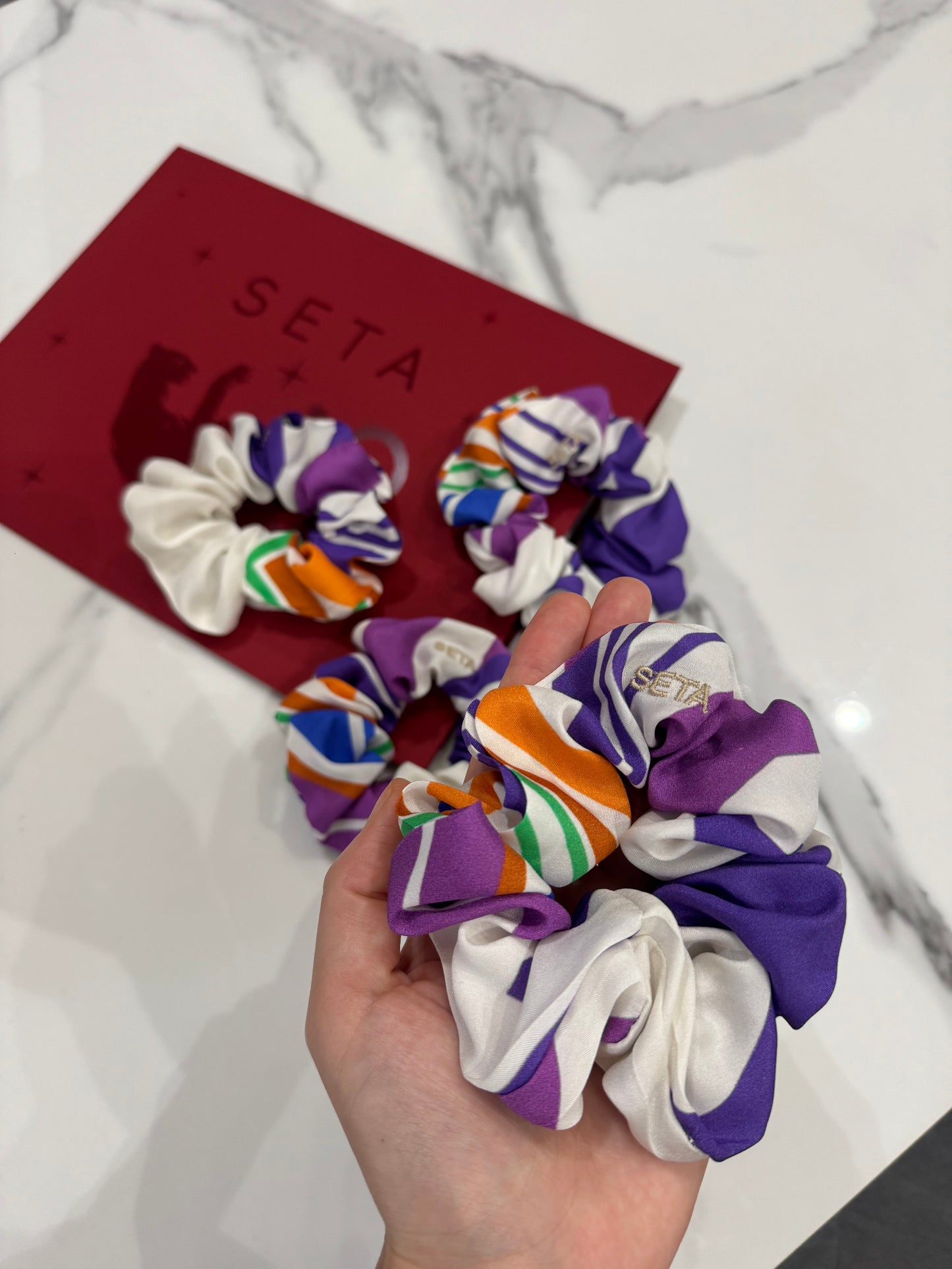 Riviera Silk Scrunchie