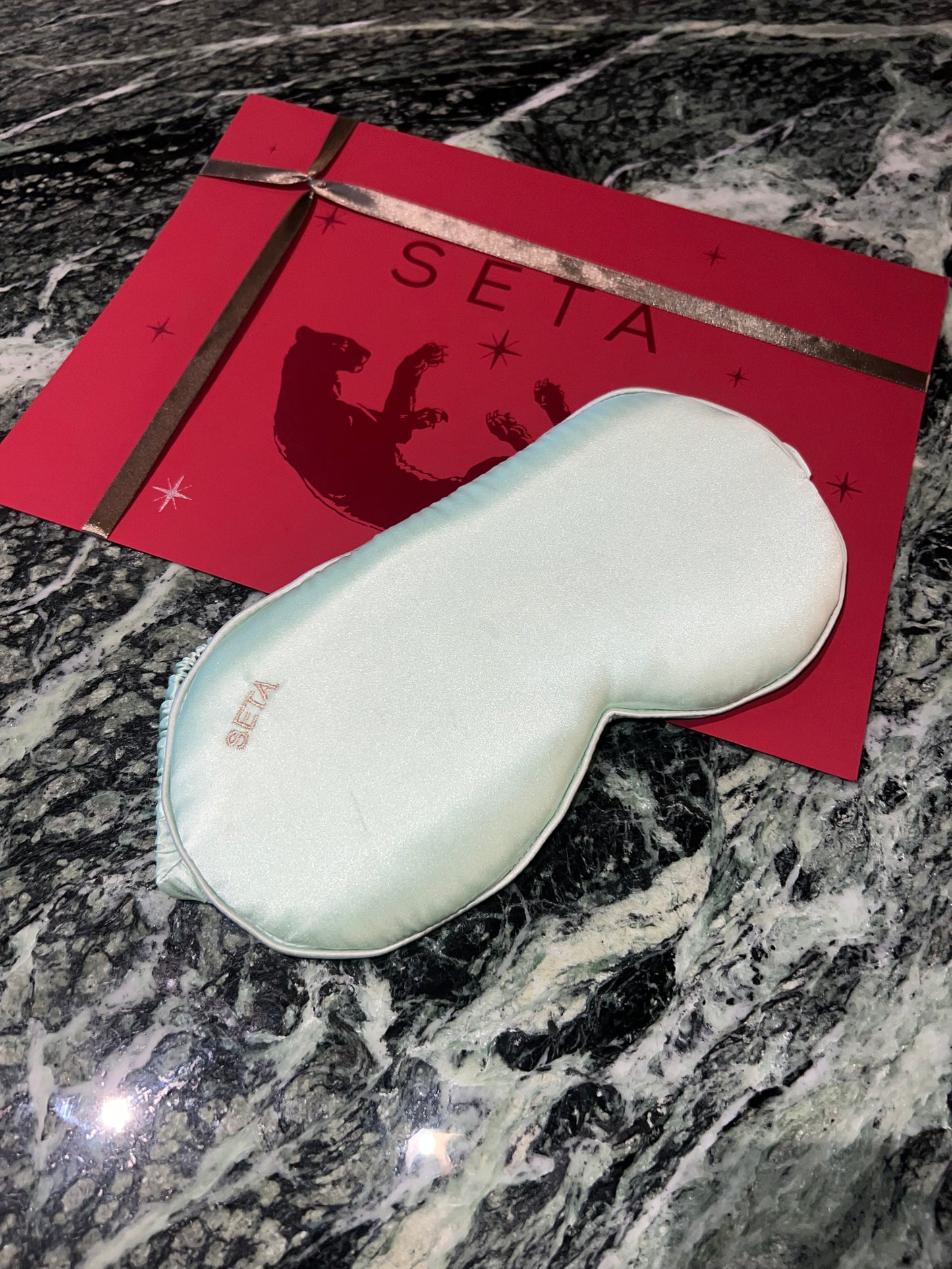 Soft Mint Silk Sleeping Mask