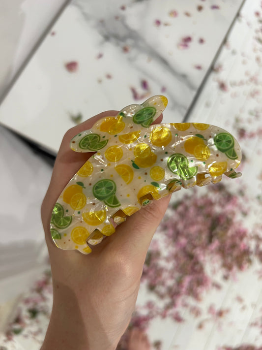 Fermaglio per capelli alla limonata