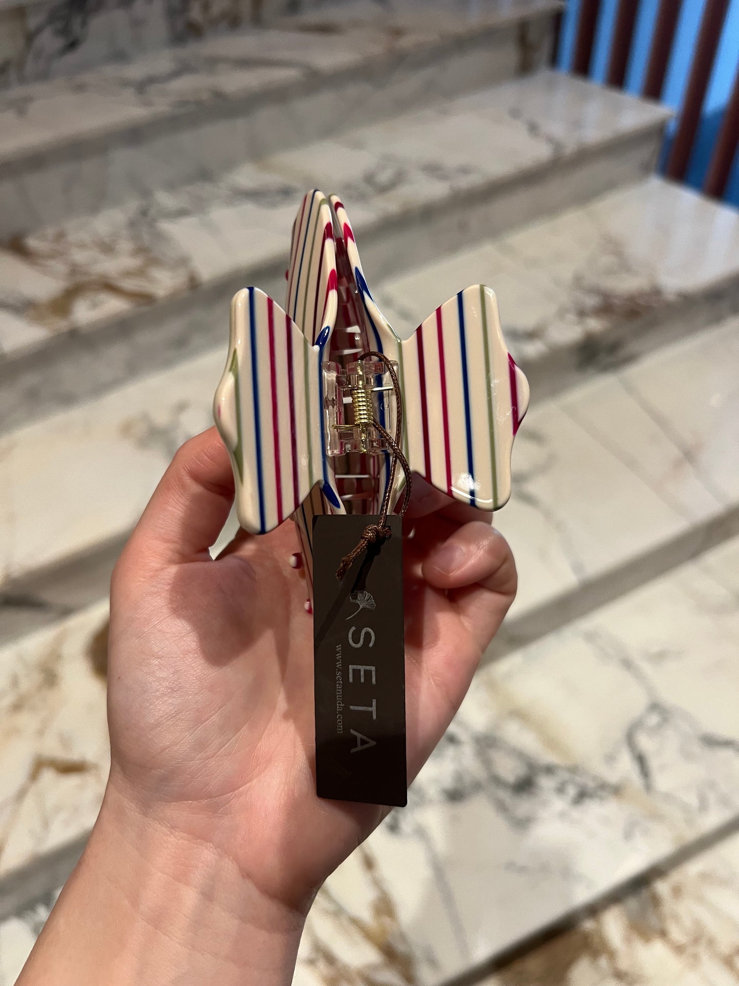 Soft Stripes Hairclip