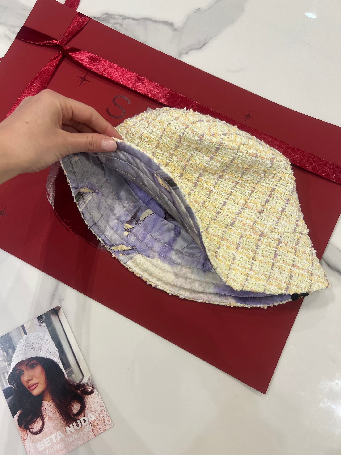 Cappello estivo in seta