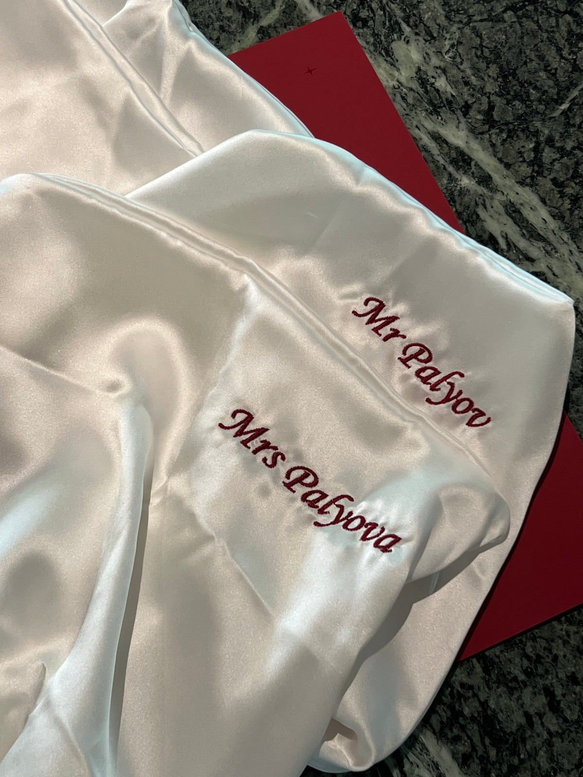 Bridal – 2 Pack Silk Pillowcases