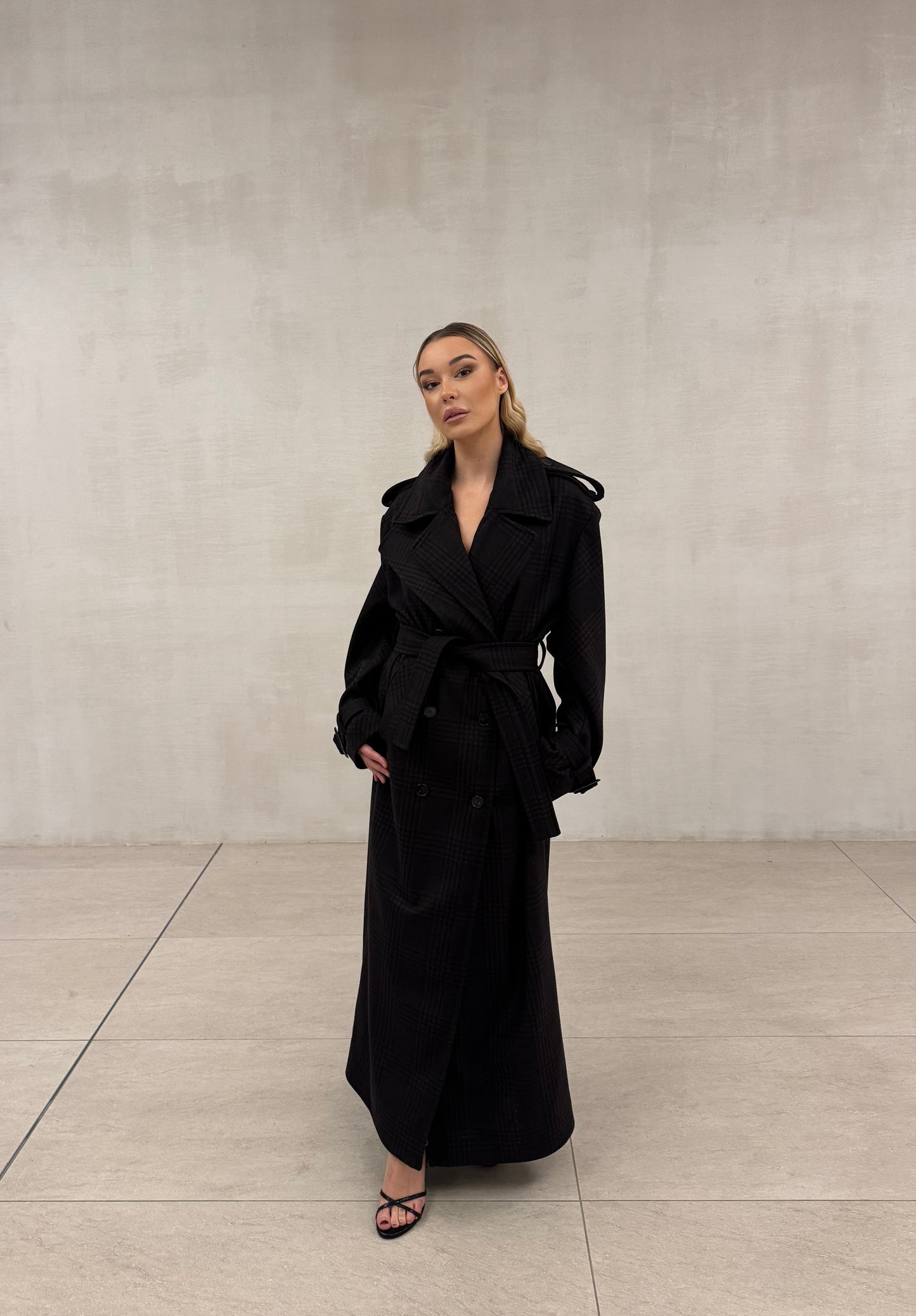 Dark Brown Paris Wool Coat