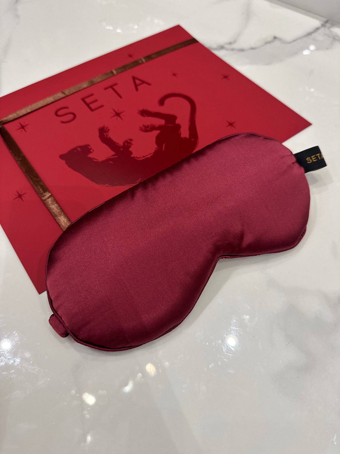 Bordeaux Silk Sleeping Mask
