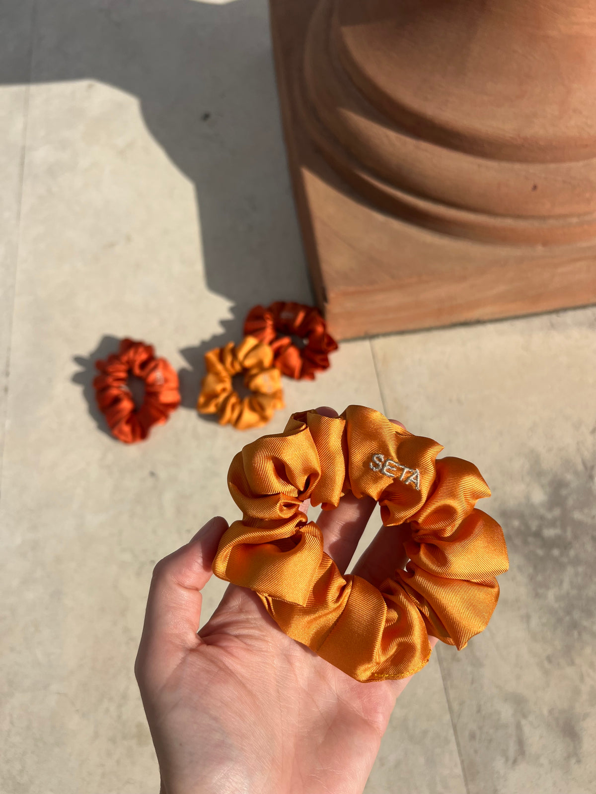 Tramonto Silk Scrunchie