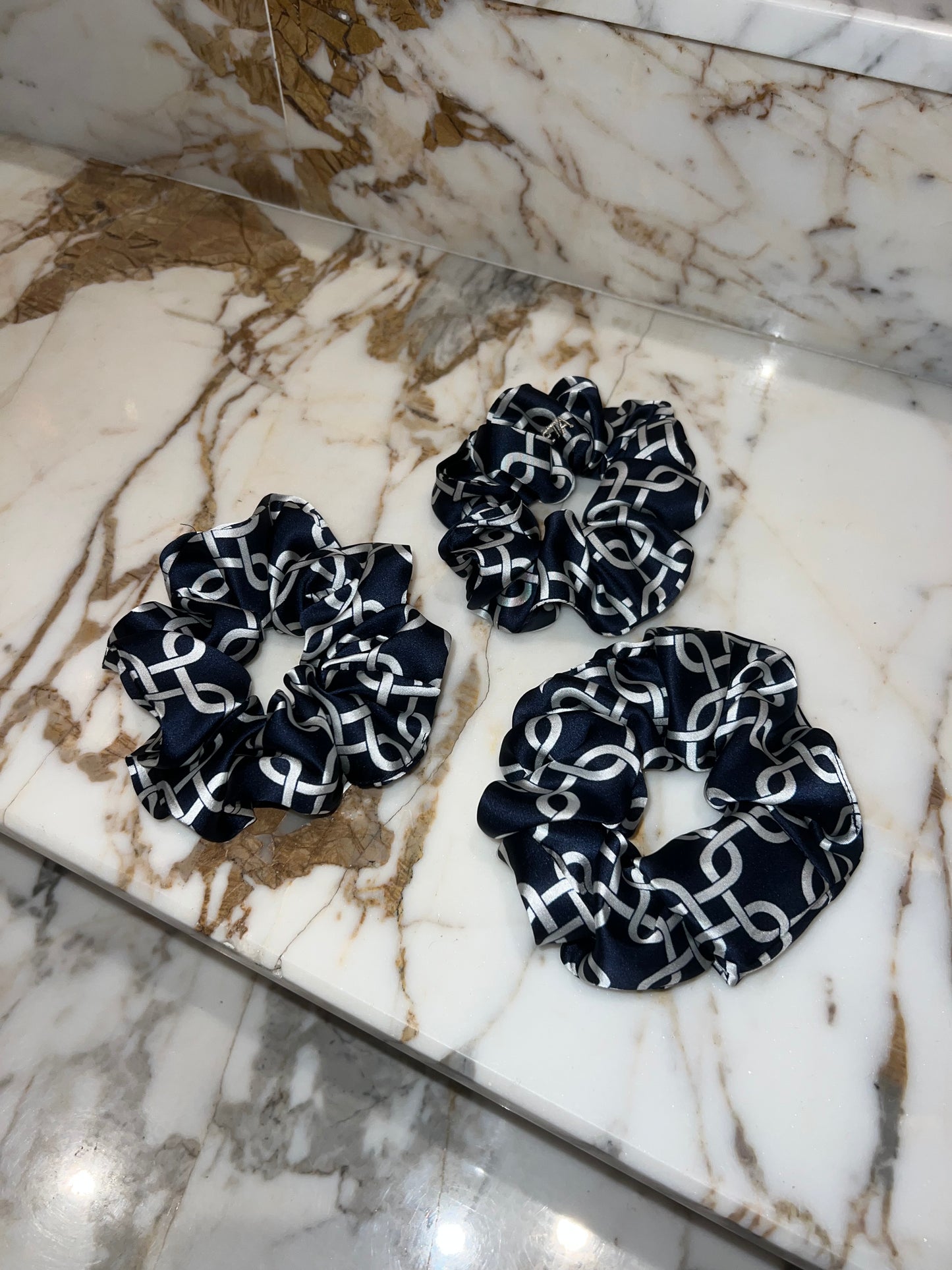 Nuit Silk Scrunchie