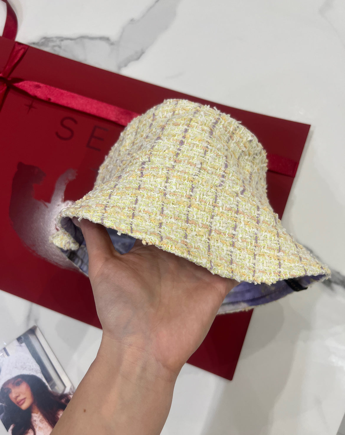 Summer Silk Bucket Hat