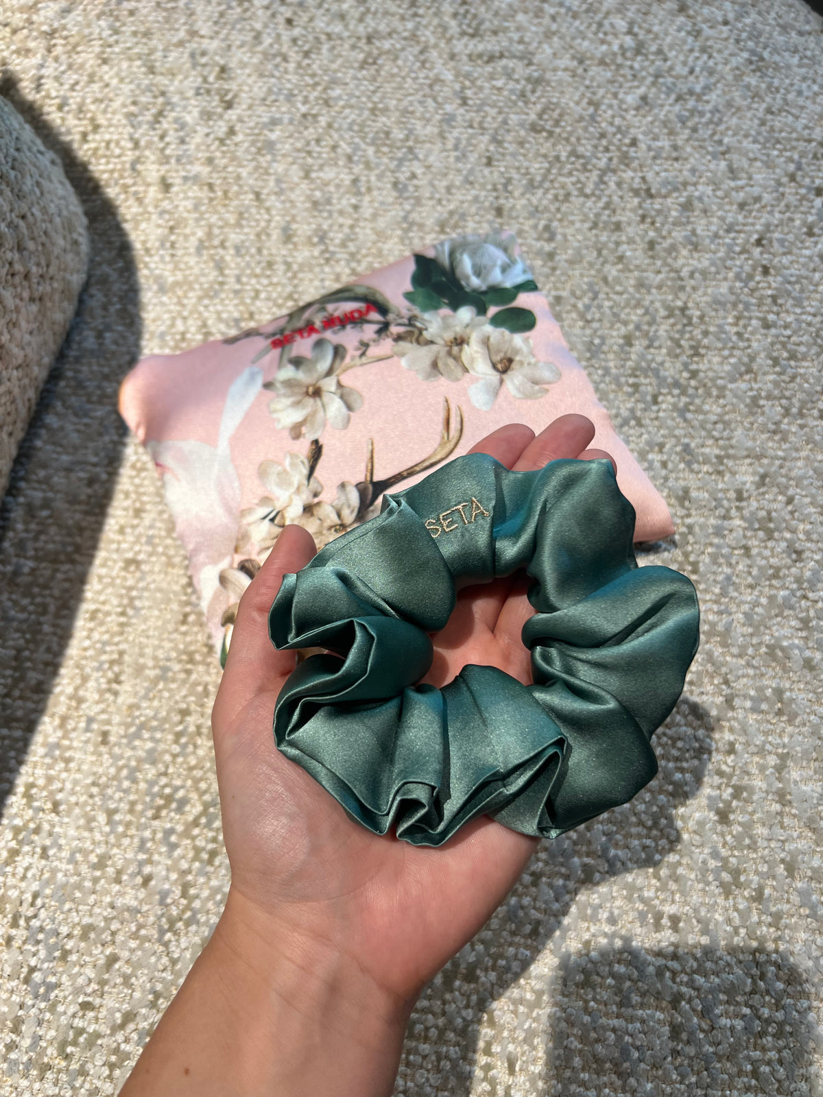 Tiffany Silk Scrunchie