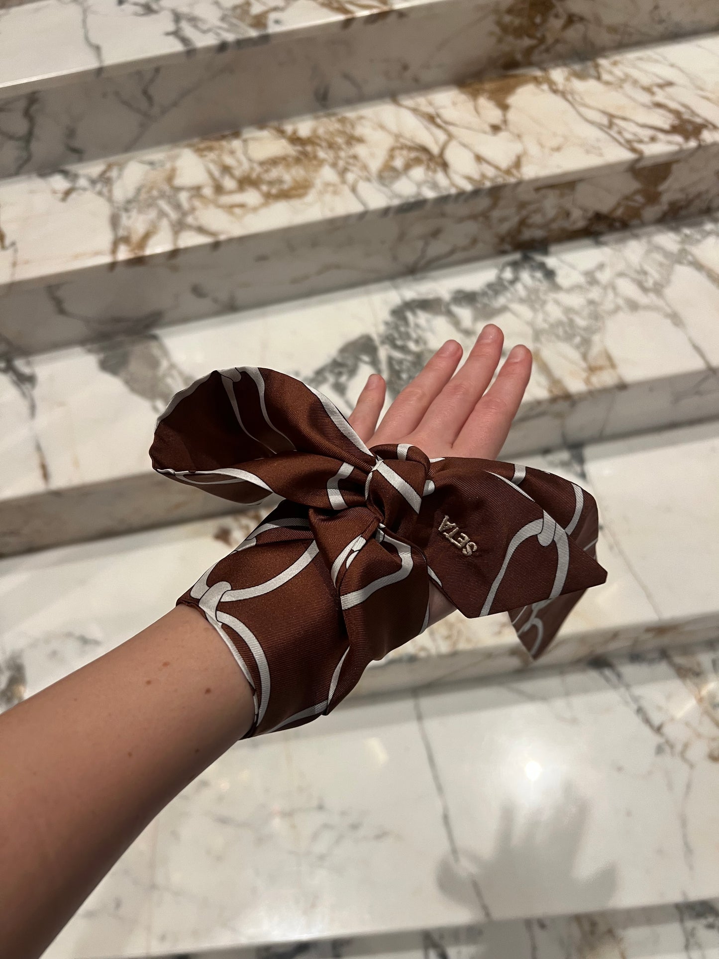 Macadamia Silk Twilly