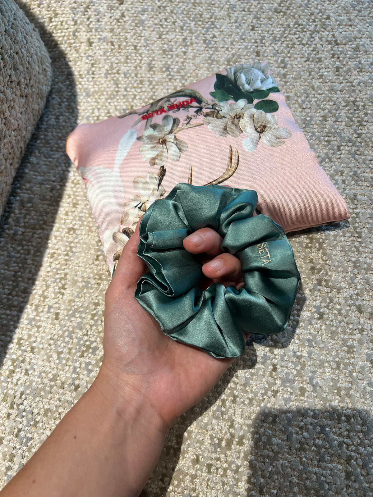 Tiffany Silk Scrunchie
