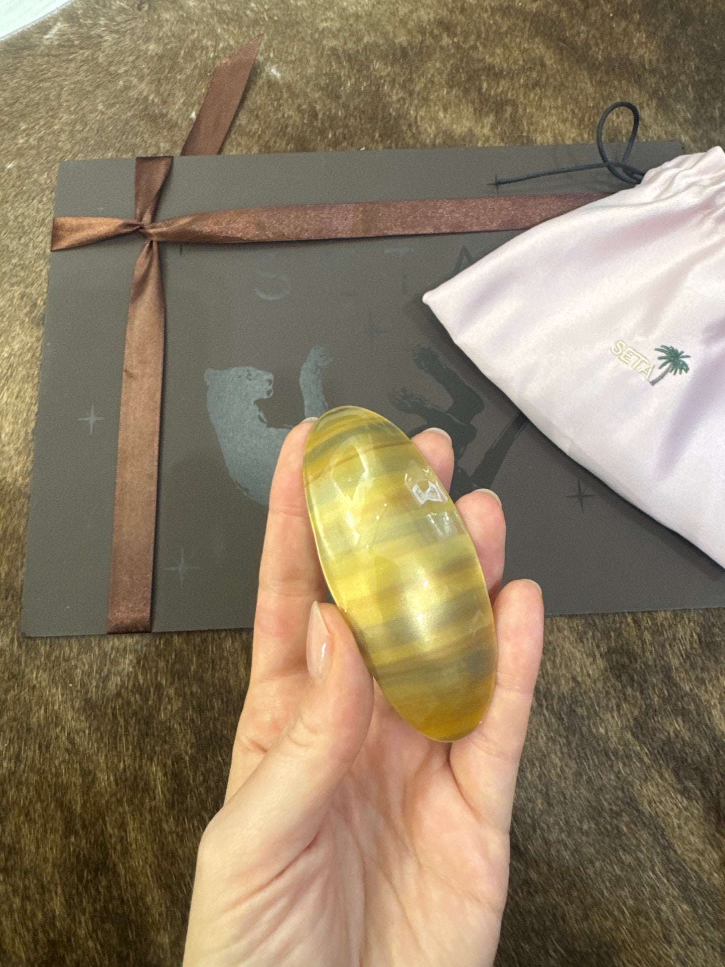 Pure Gold Feather Hairclip