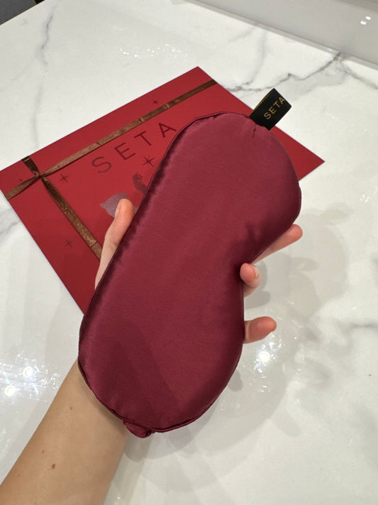Bordeaux Silk Sleeping Mask