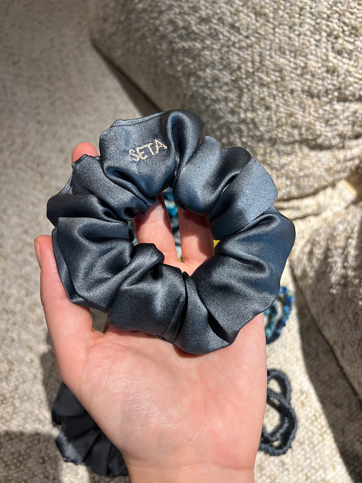 Grafitto Silk Scrunchie