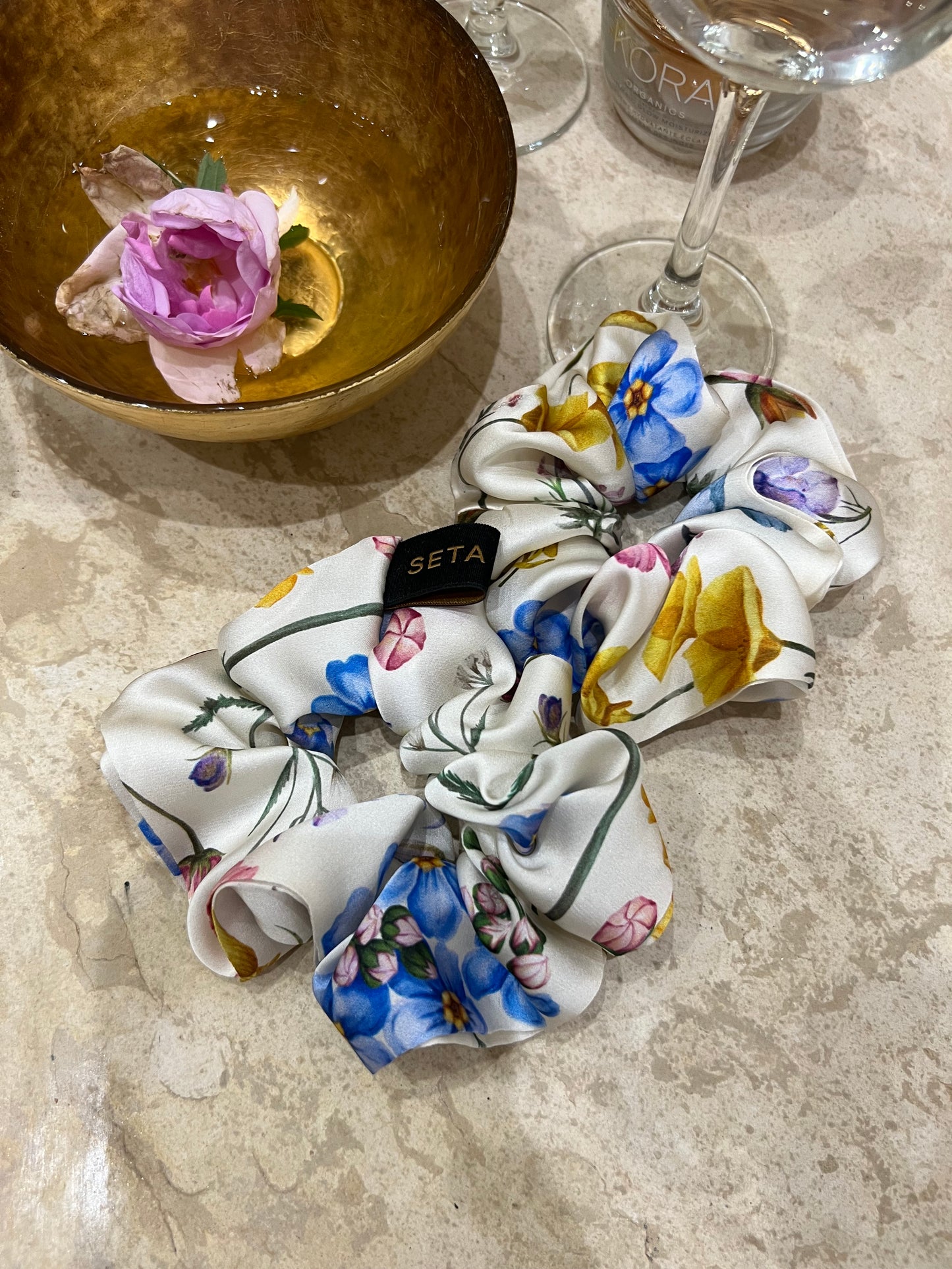 Scrunchie in seta Provans