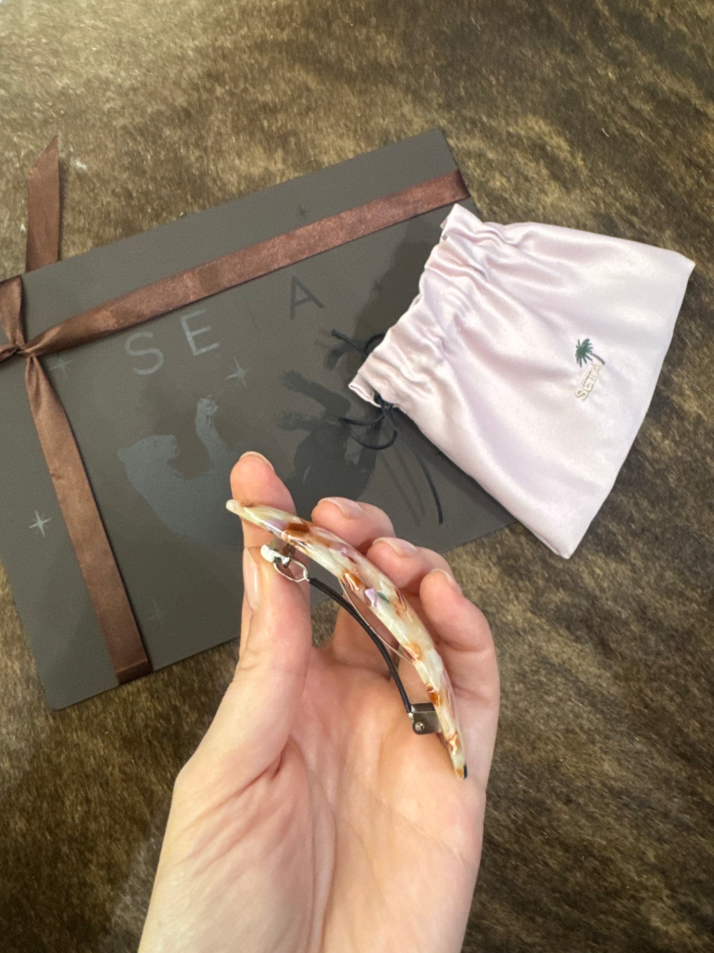 Soft Colours Feather Hairclip