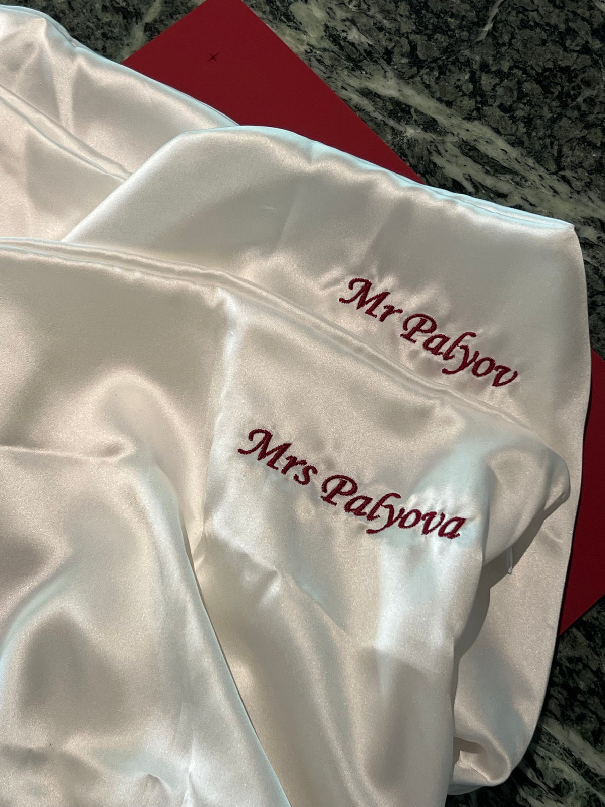 Bridal – 2 Pack Silk Pillowcases