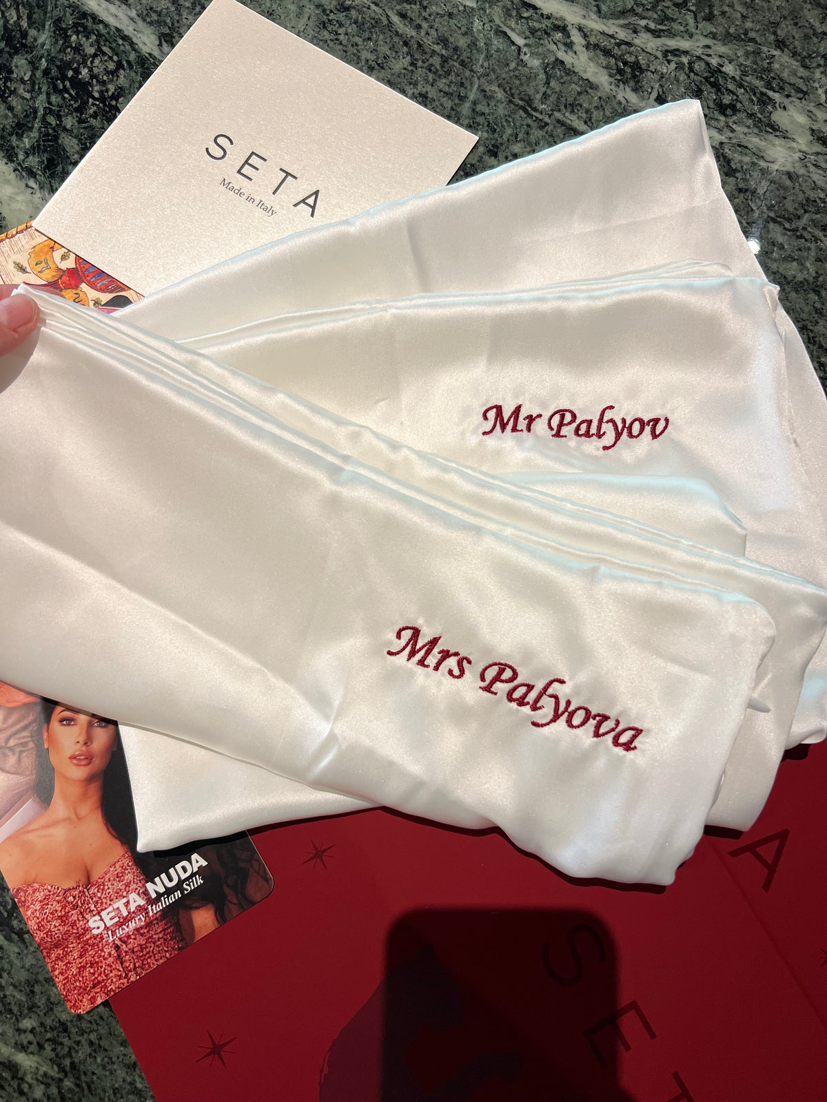 Bridal – 2 Pack Silk Pillowcases