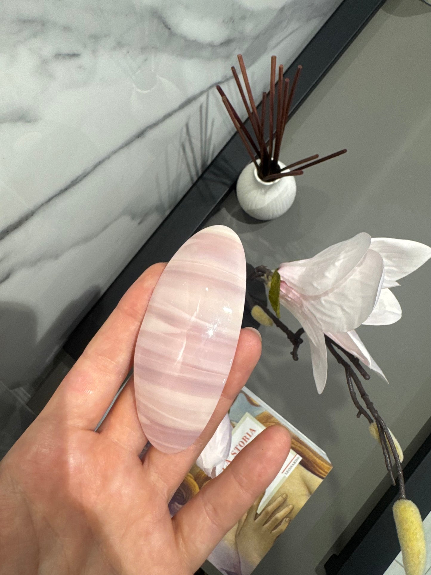 Soft Pink Feather Hairclip