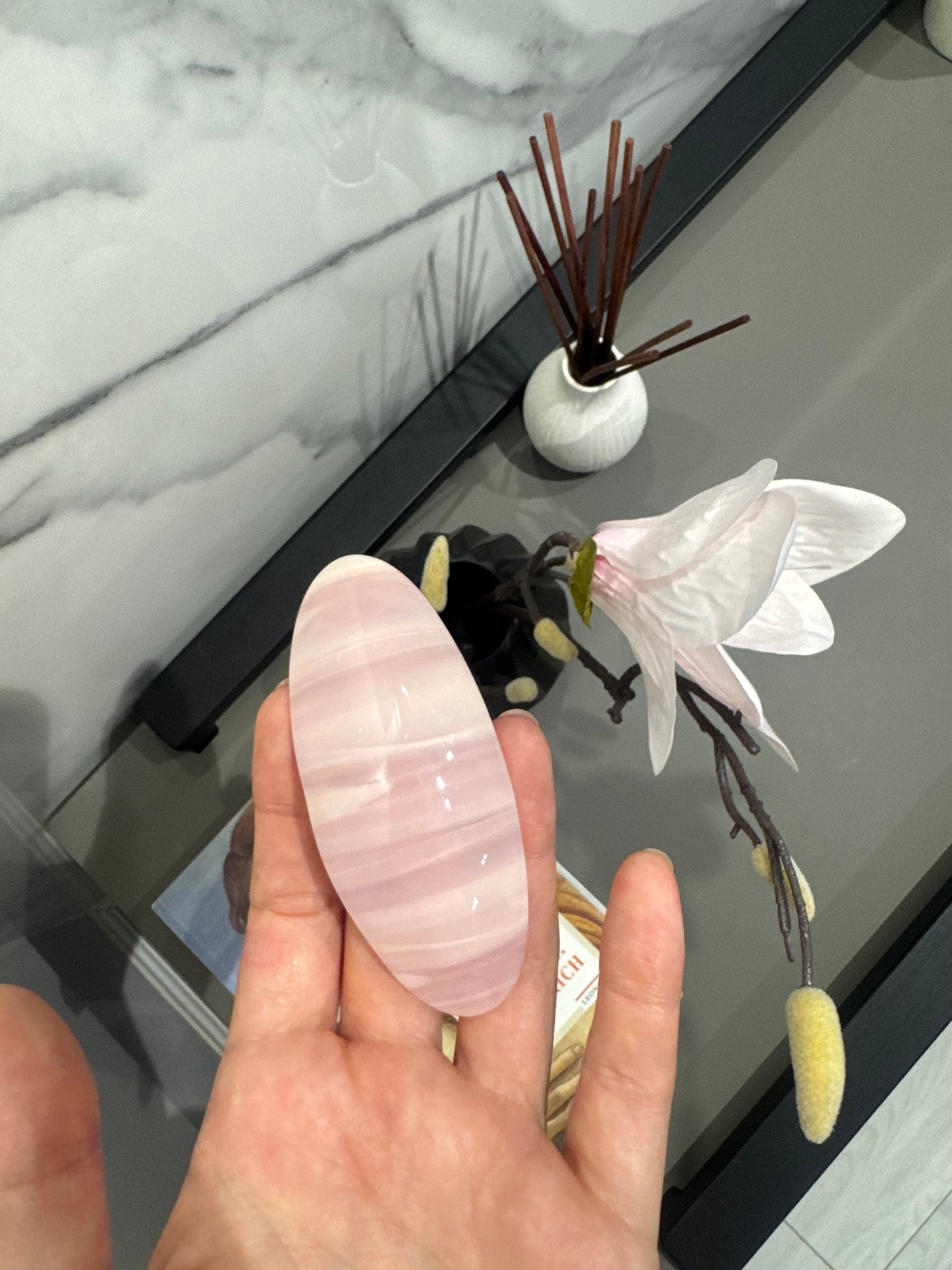 Soft Pink Feather Hairclip