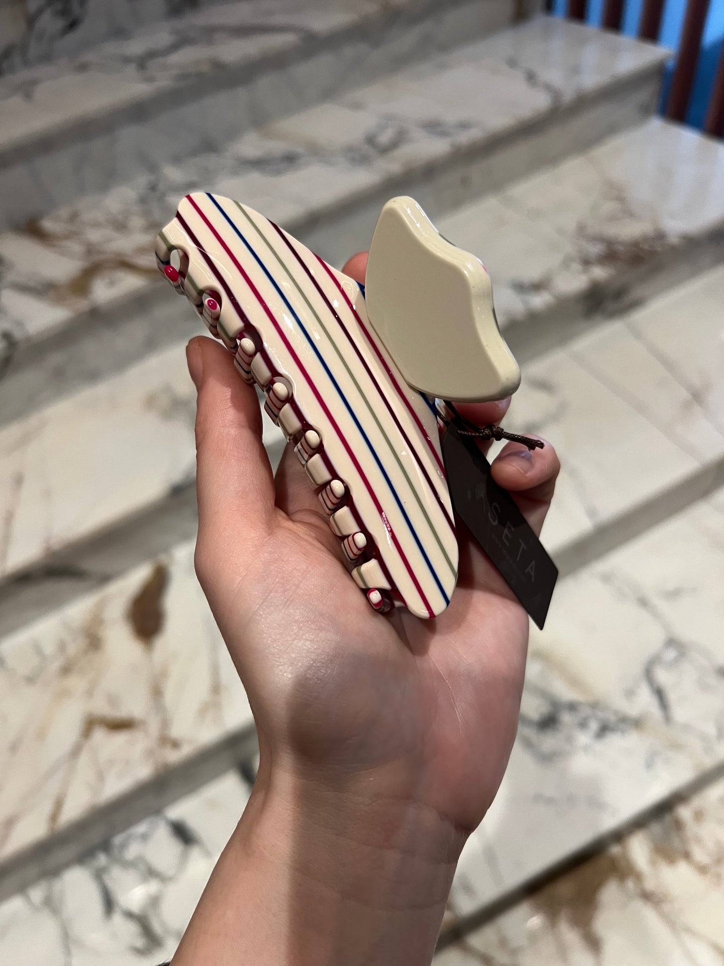 Soft Stripes Hairclip
