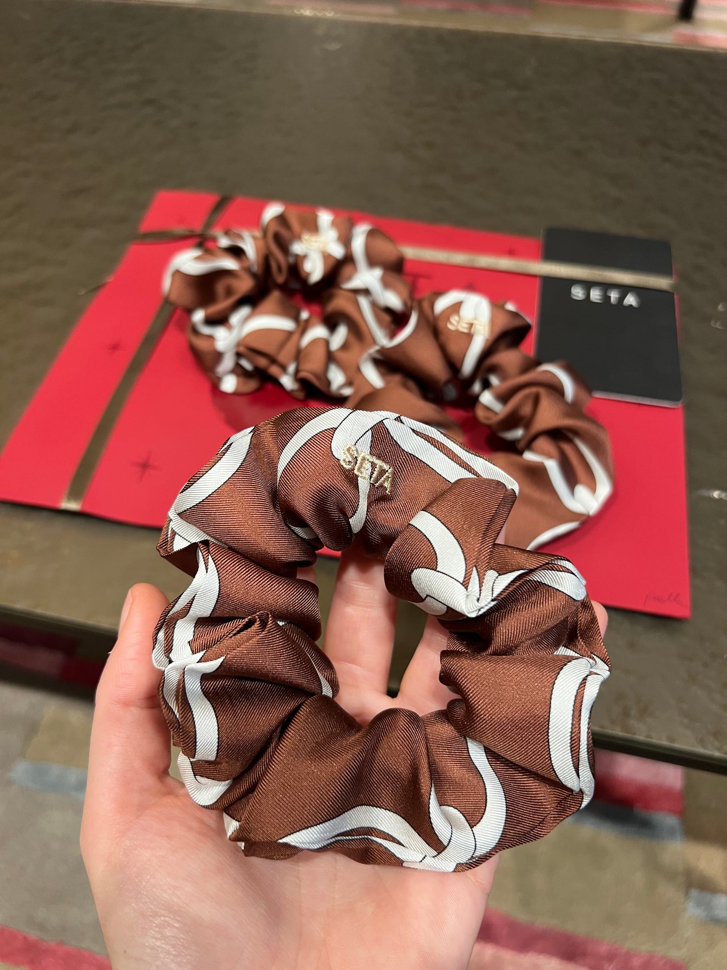 Macadamia Silk Scrunchie