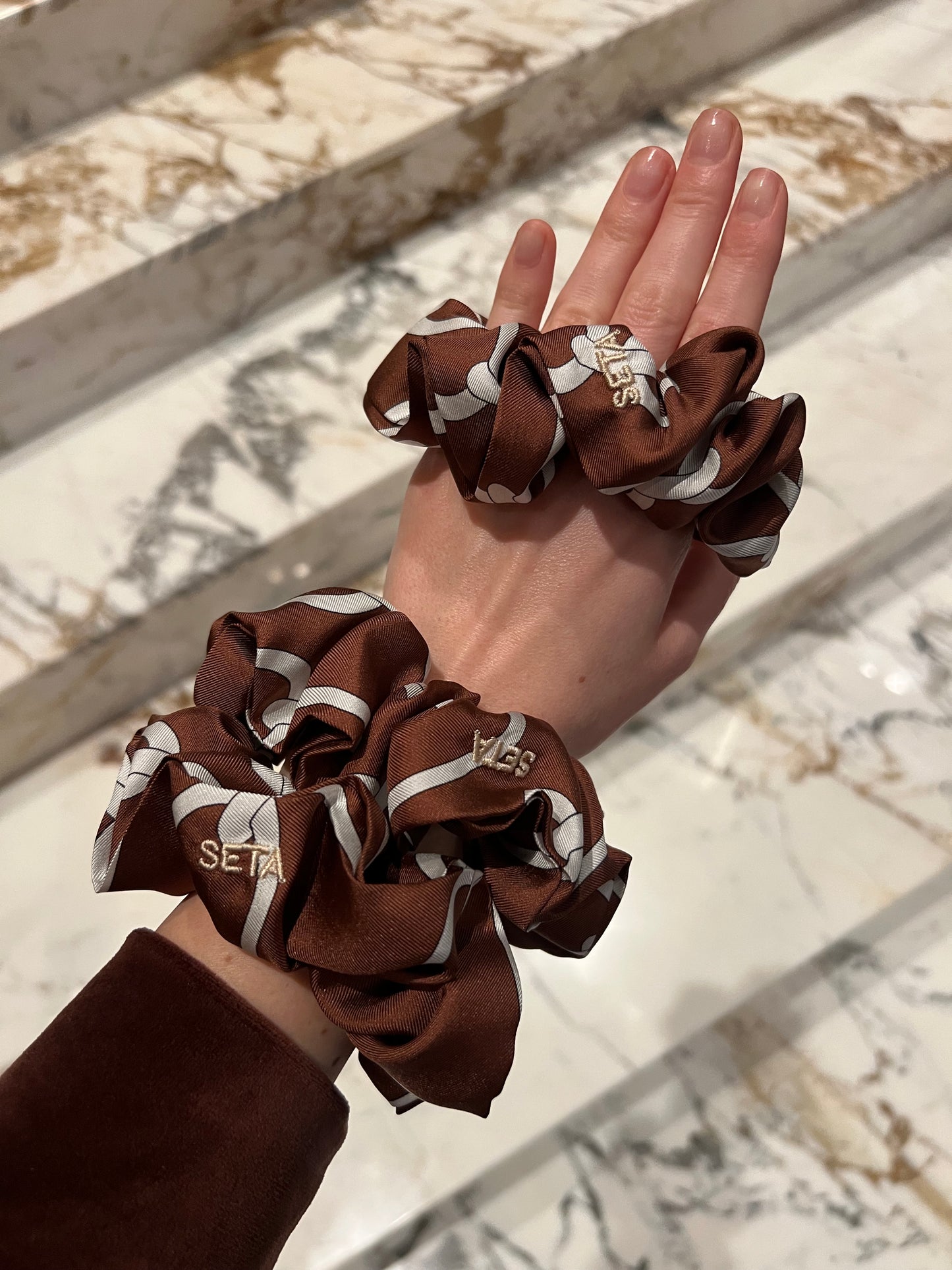 Macadamia Silk Scrunchie
